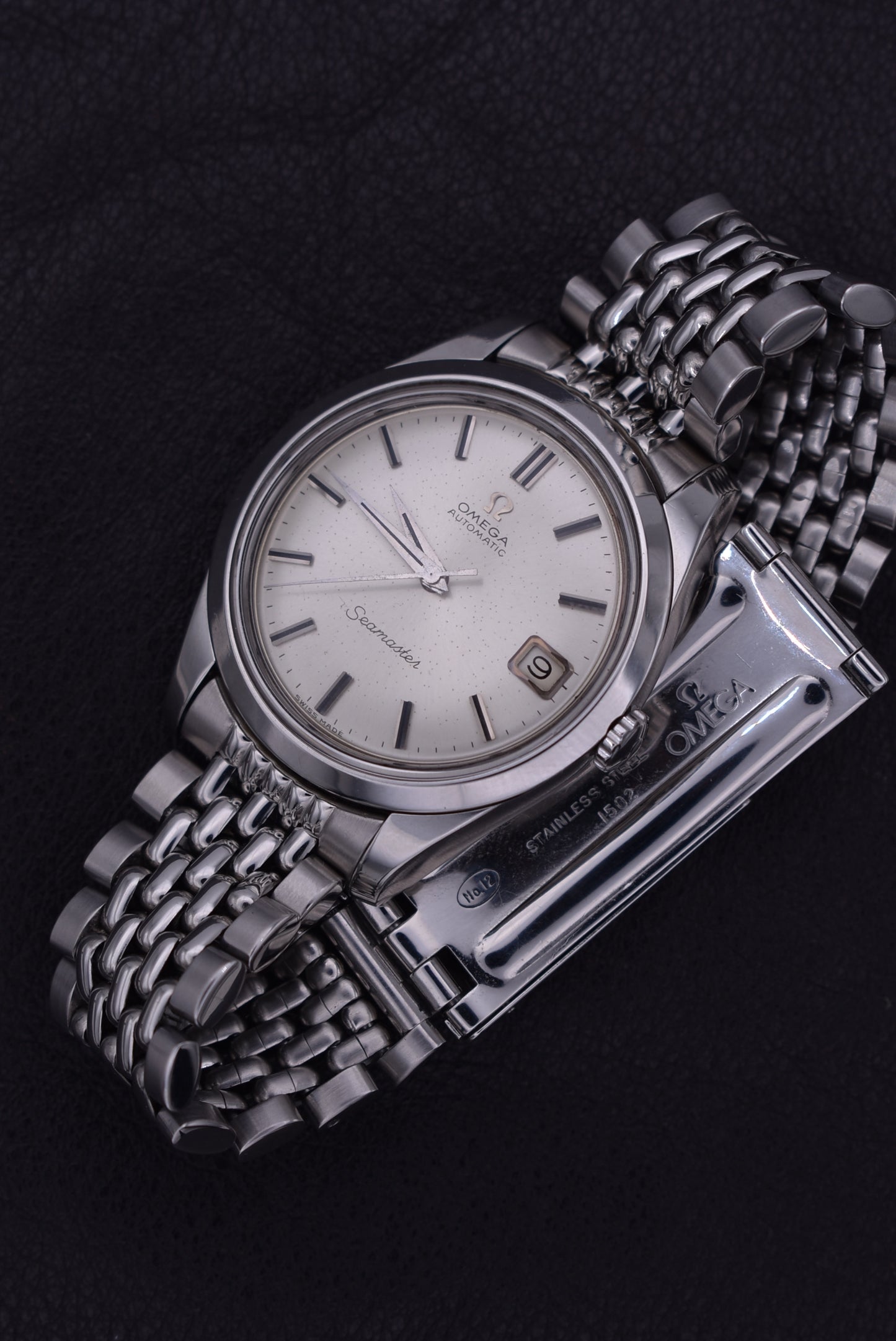 Omega Seamaster with Beads of Rice (BOR) bracelet, 1968 (ref. 166.010)