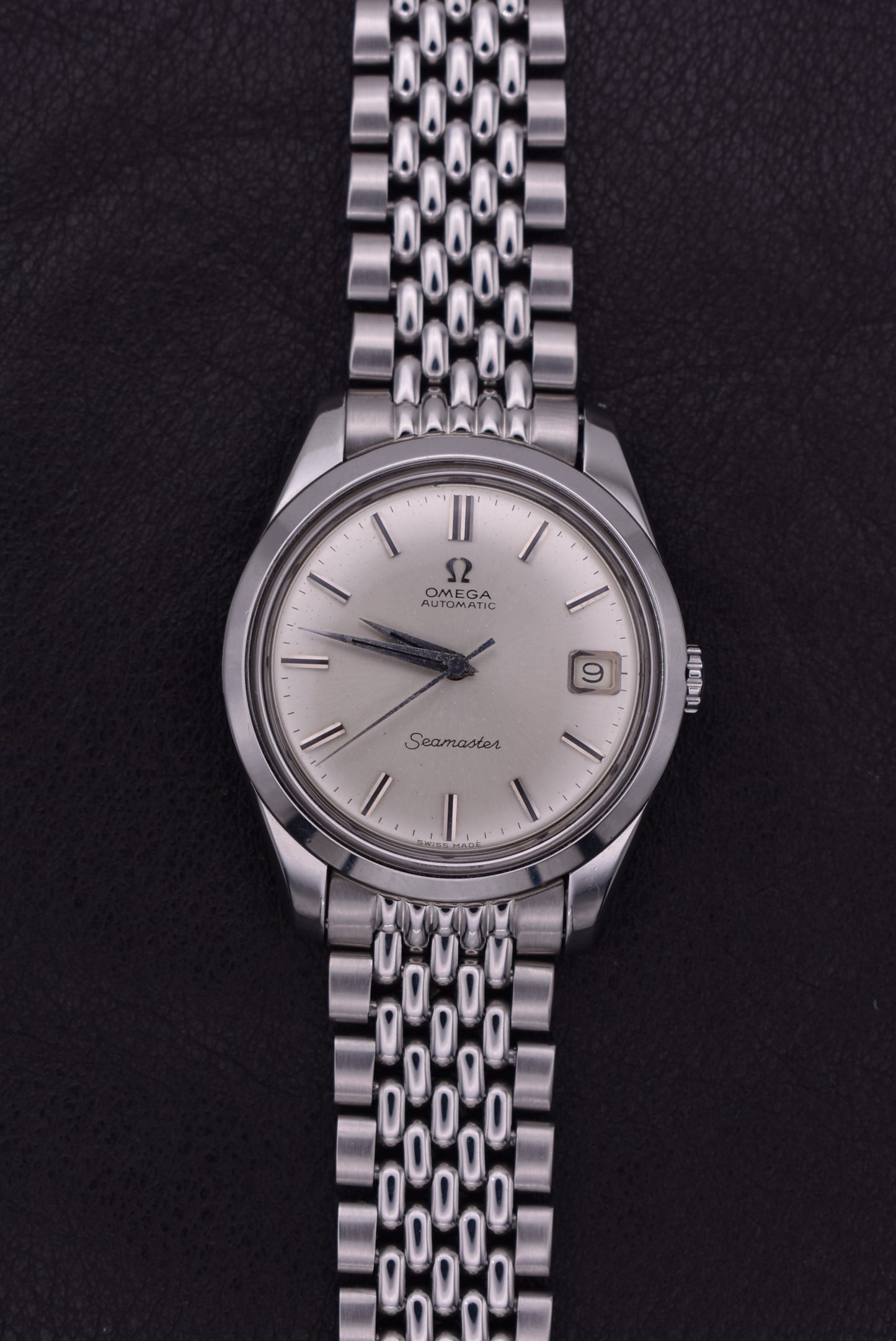 Omega Seamaster with Beads of Rice (BOR) bracelet, 1968 (ref. 166.010)