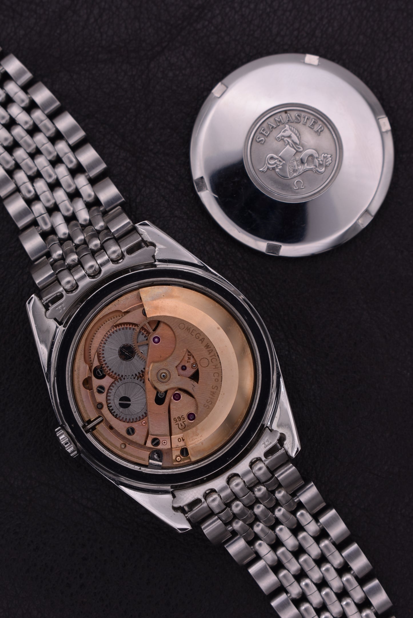 Omega Seamaster with Beads of Rice (BOR) bracelet, 1968 (ref. 166.010)