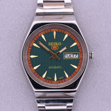 Vintage Seiko 5 'Watermelon' Day Date Watch, 1980s (Ref. 6309)