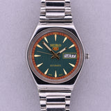 Vintage Seiko 5 'Watermelon' Day Date Watch, 1980s (Ref. 6309)