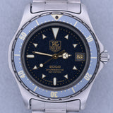 Vintage TAG Heuer 2000 Professional "Moondust" Watch, 2000s (Ref. 972.613)