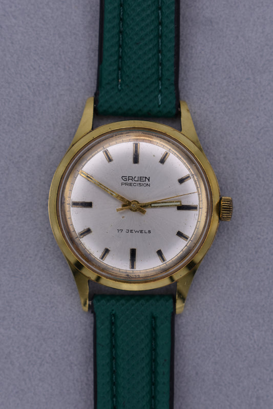 Vintage Gruen Precision Gold-plated Dress Watch, c.1960s