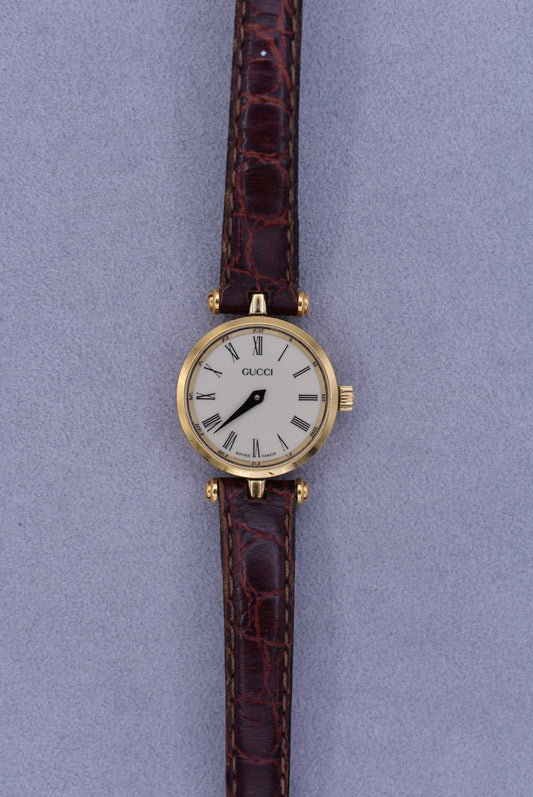 Vintage Gucci Ladies Gold-plated Quartz Watch, c.1990s