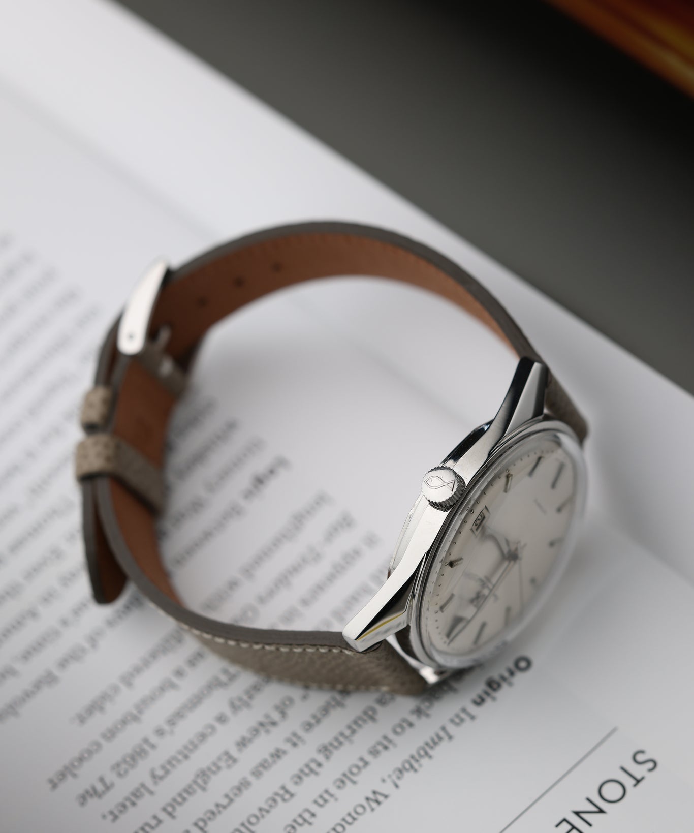 IWC Automatic Date, Silver Sunburst Dial, 1969 (Ref. R820AD, Cal. 8541B Pellaton)