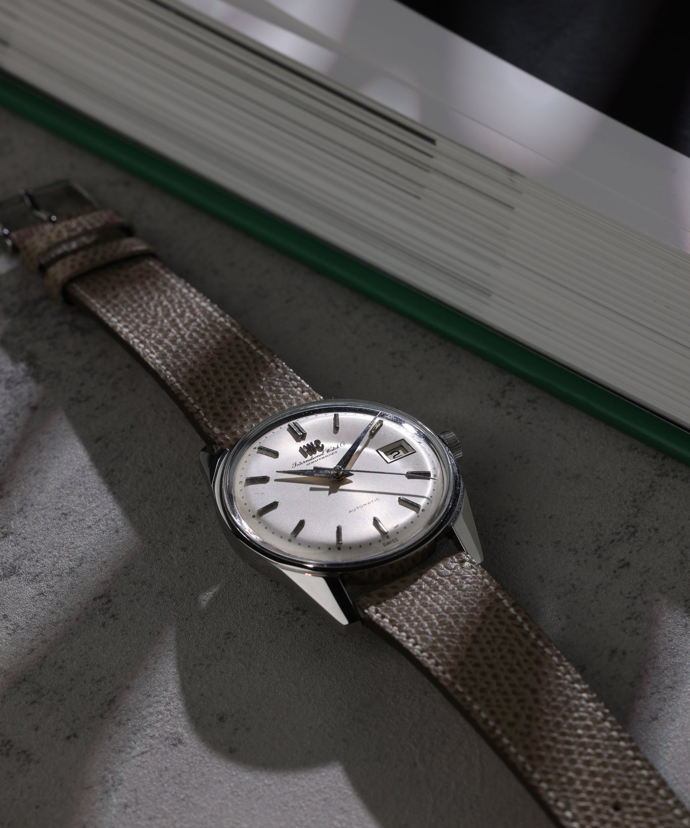 IWC Automatic Date, Silver Sunburst Dial, 1969 (Ref. R820AD, Cal. 8541B Pellaton)