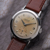 Movado Automatic, Cream Dial with Sub-Seconds, c.1940s (Cal. 115, François Borgel Case)