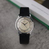 Rare Omega Automatic Bumper, 'Railtrack' Dial, 1945 (Ref. 2438-2)