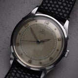 Rare Omega Automatic Bumper, 'Railtrack' Dial, 1945 (Ref. 2438-2)
