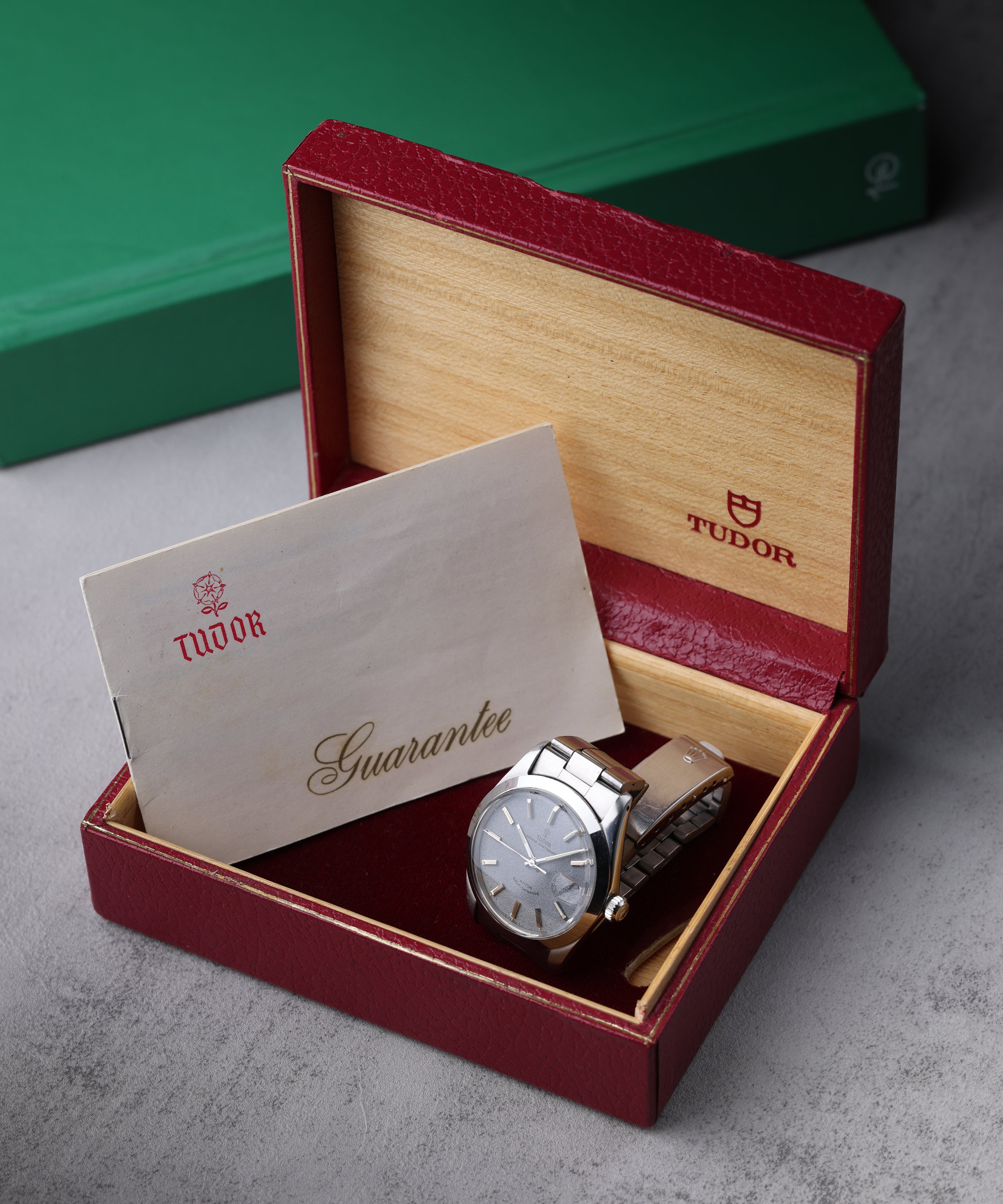 Tudor Prince Oysterdate, 1970 Ref. 7996/0 — 'Lavender Rose' Dial — Full Set with Box & Papers